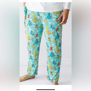 Little Sleepies Sesame Street "Spelling with Sesame Street" pajama pants sz L